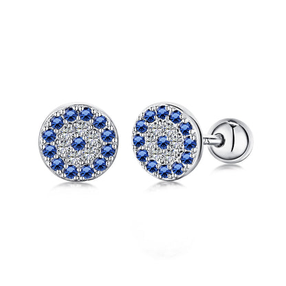 [Radiant Jewelry]Devil's Eye Ear Bone Nail Earrings