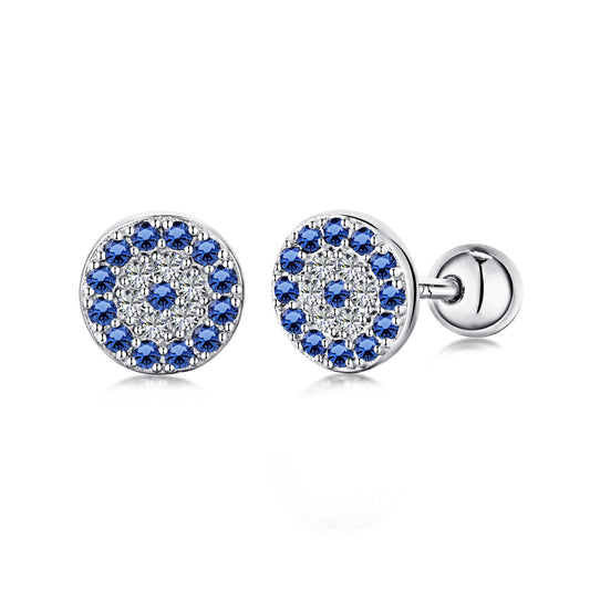 [Spark Jewelry]Devil's Eye Ear Bone Nail Earrings