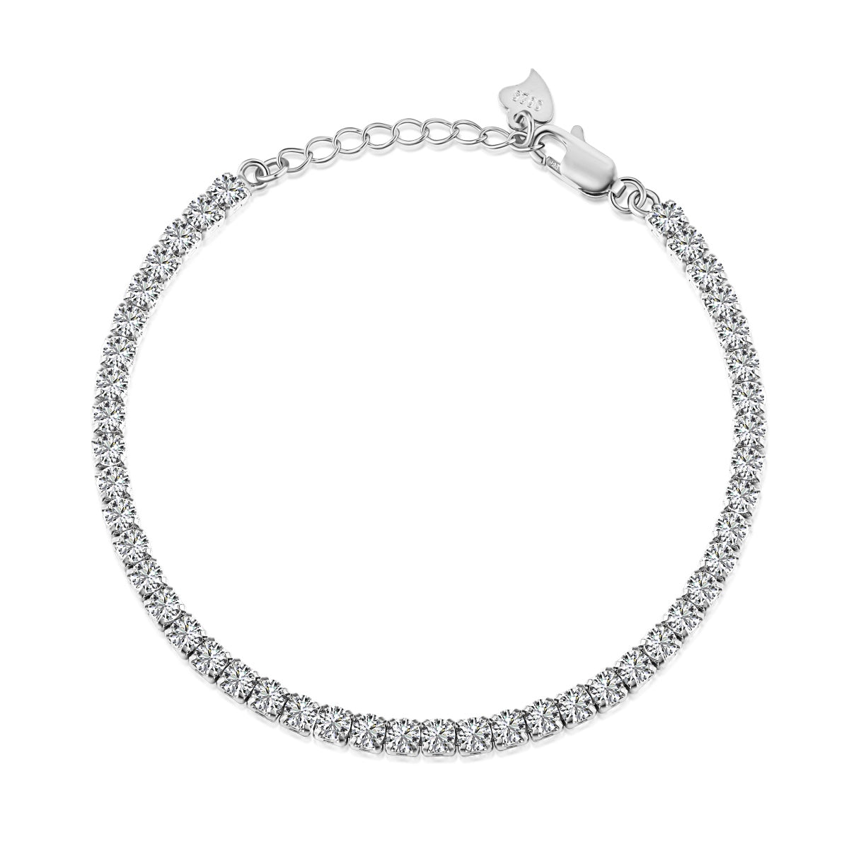 [Radiant Jewelry]Sparkling Round Cut Daily Bracelet