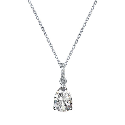 [Radiant Jewelry]Delicate Water Drop Shape Fashion Necklace