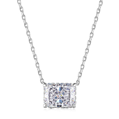 [Radiant Jewelry]Luxurious Square Shape Colorful Necalack