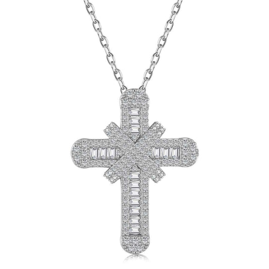 [Spark Jewelry]Gypsophila With Dimonds Necklace
