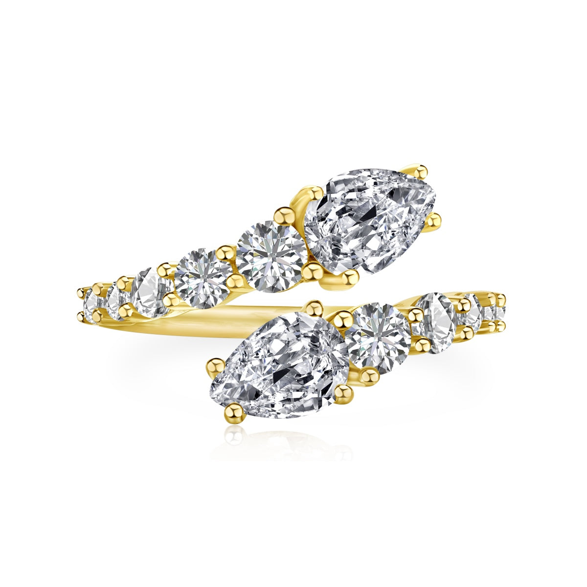 [Radiant Jewelry]Delicate Lively Snake Shape Daily Ring
