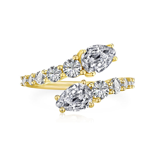 [Spark Jewelry]Delicate Lively Snake Shape Daily Ring