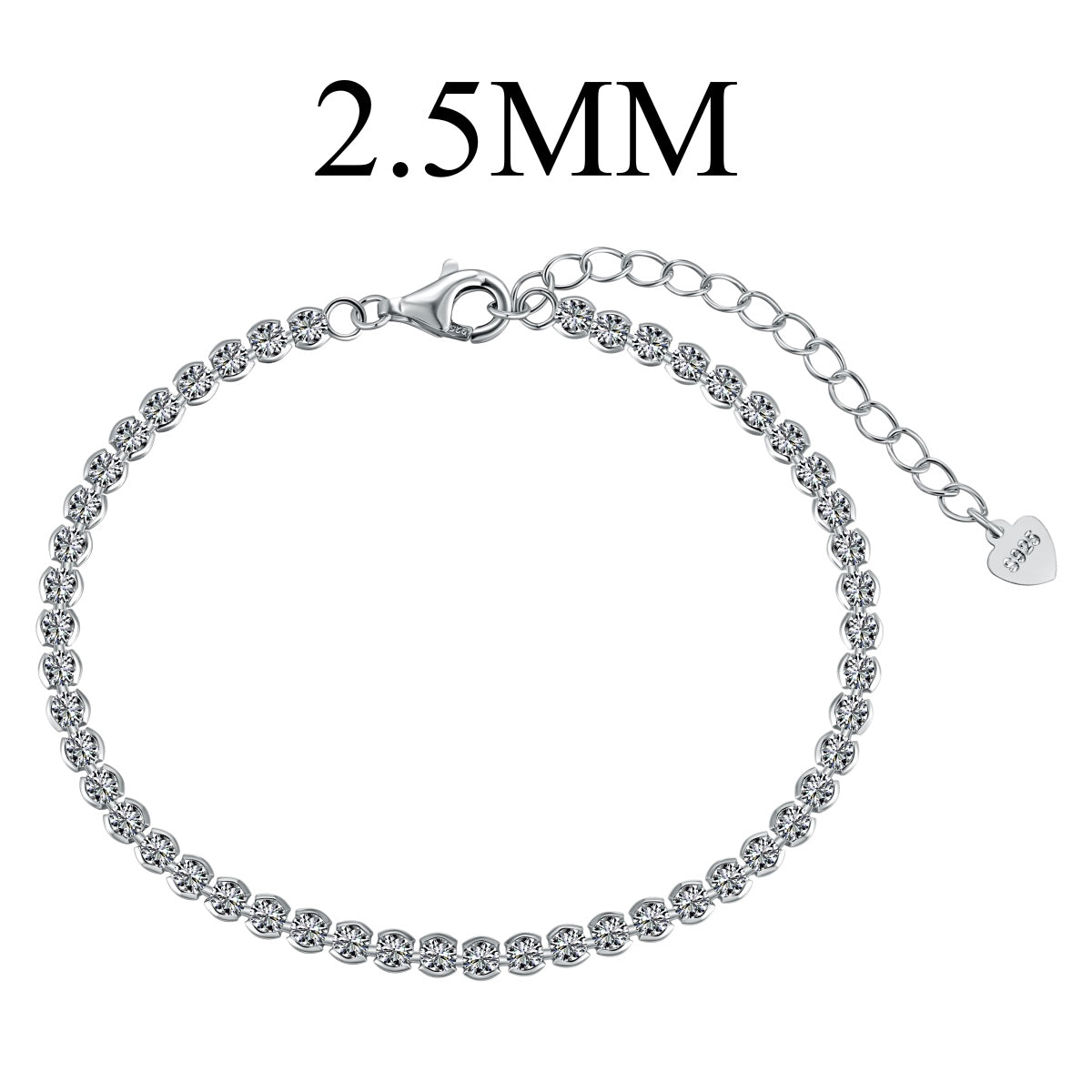 [Radiant Jewelry]Dazzling Sparkling Round Cut Daily Bracelet