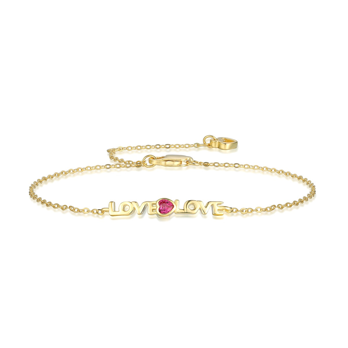 [Radiant Jewelry]Romantic Heart Shape Lover Bracelet