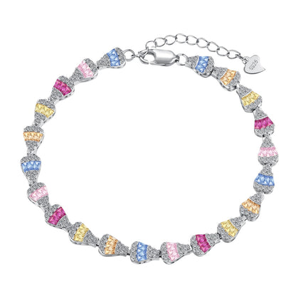 [Radiant Jewelry]Radiant Water Drop Shape Daily Bracelet