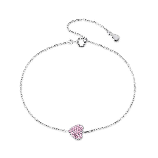 [Spark Jewelry]Heart-Shaped Gentle and Versatile Bracelet
