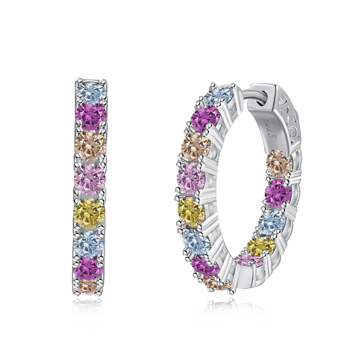 [Radiant Jewelry]Unique Round Cut Daily Earrings