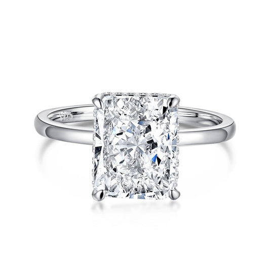 [Spark Jewelry]4.0 Carat Ornate Enchanting Radiand Cut Banquet Ring