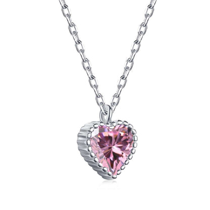[Radiant Jewelry]Ornate Heart Shape Necklace