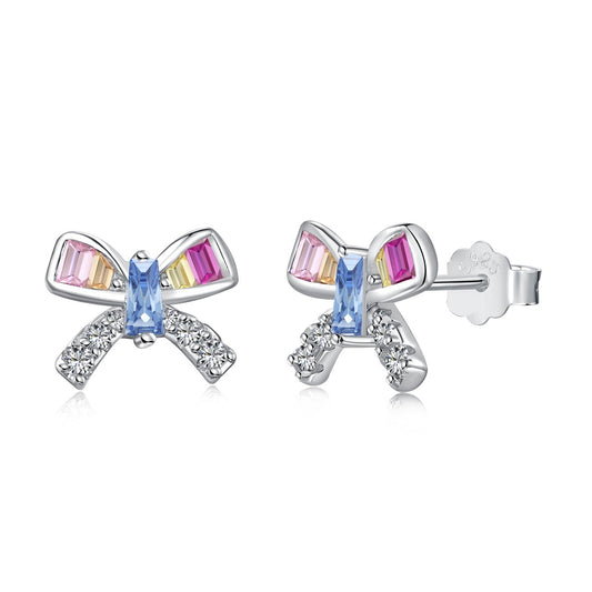 [Spark Jewelry]Ornate Butterfly Shape Daily Earrings