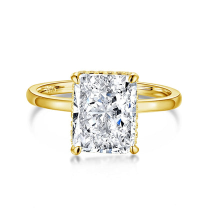 [Radiant Jewelry]4.0 Carat Ornate Enchanting Radiand Cut Banquet Ring