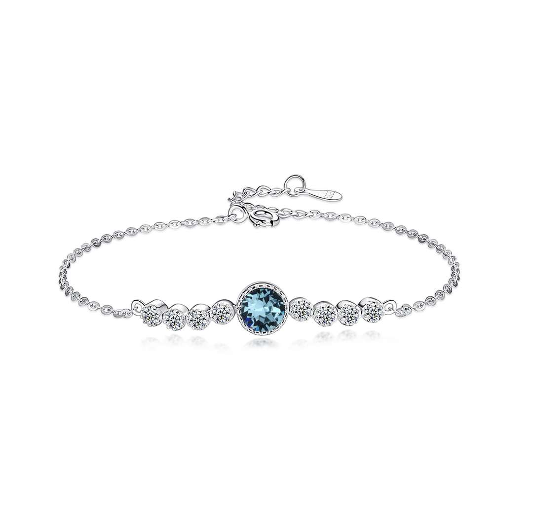 [Radiant Jewelry]Luxurious Heart Of The Ocean Bracelet