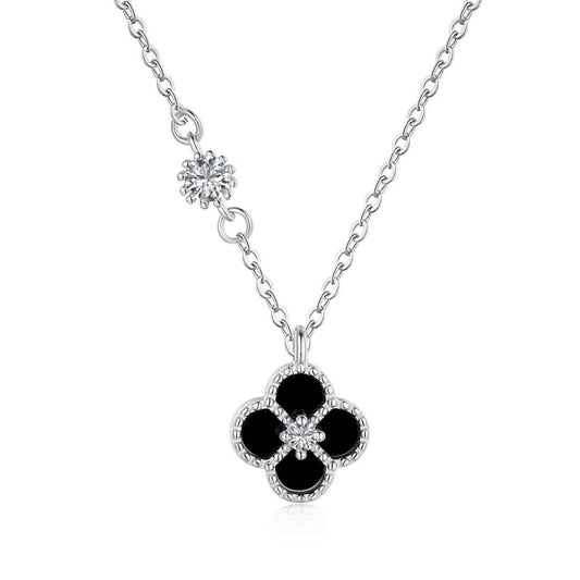 [Spark Jewelry]Delicate Flower Shape Necklace