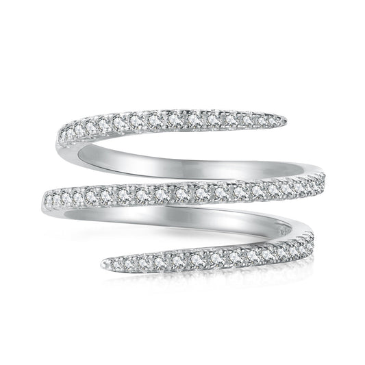[Spark Jewelry]Unique Vibrant Entangle Daily Ring