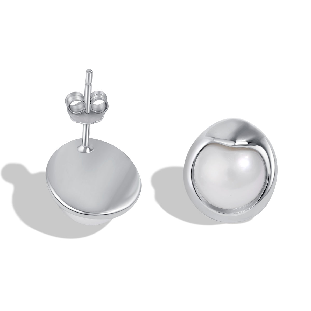 [Radiant Jewelry]Dainty Bread Pearl Earrings