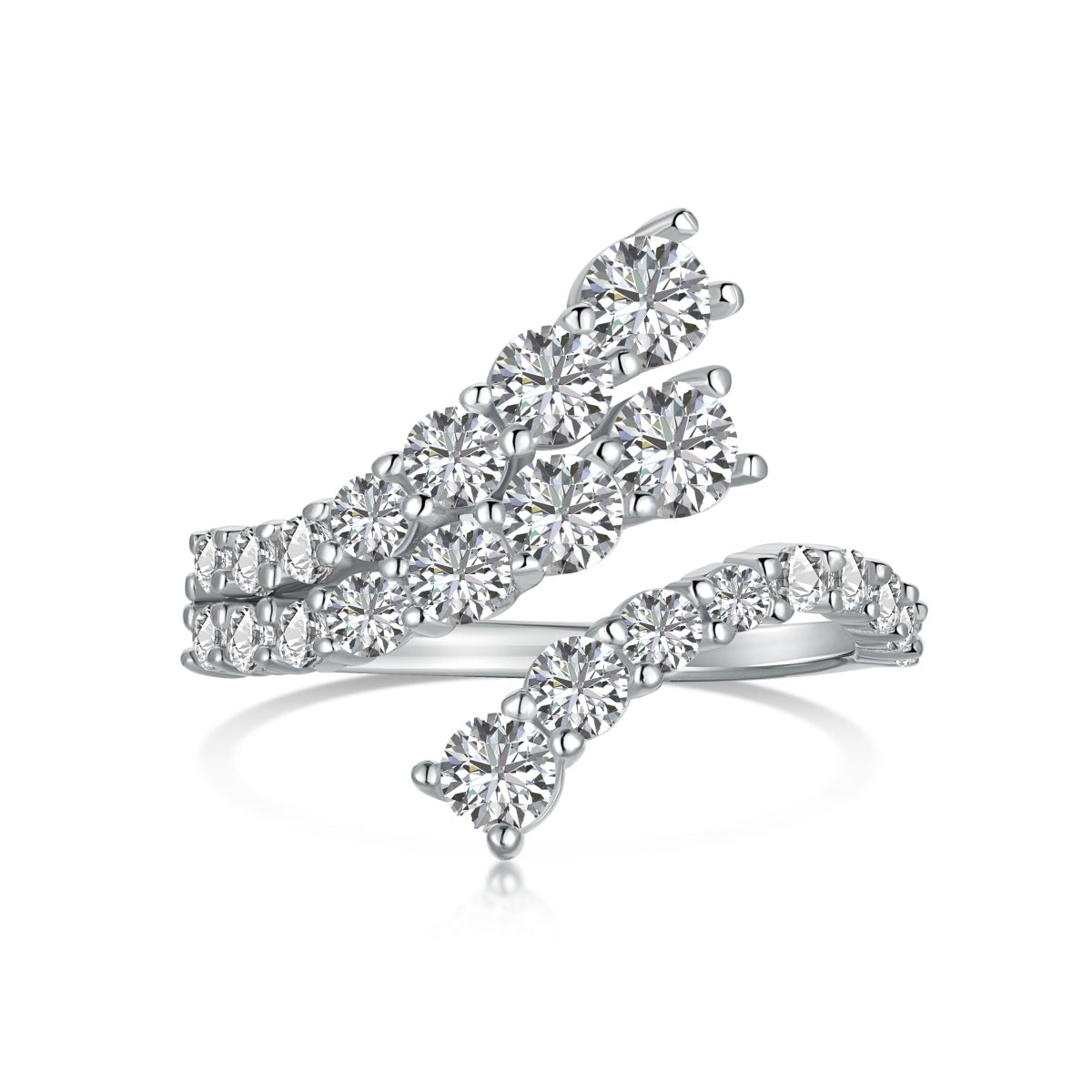 [Radiant Jewelry]Unique Vivid Snake Shape Daily Ring