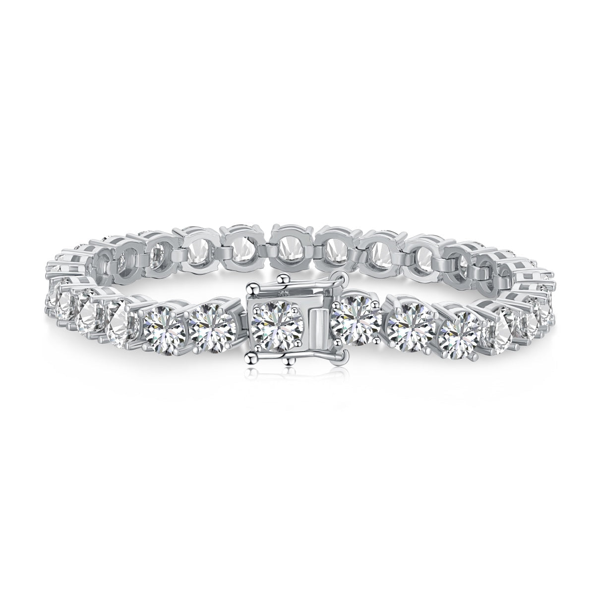 [Radiant Jewelry]0.75 Carat Dazzling Round Cut Wedding Bracelet