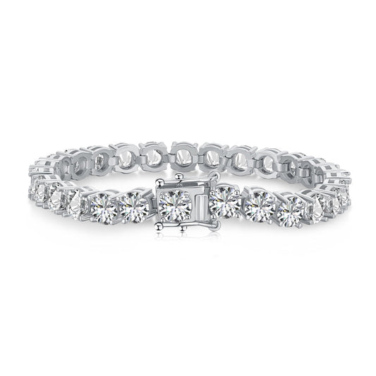 [Spark Jewelry]0.75 Carat Dazzling Round Cut Wedding Bracelet