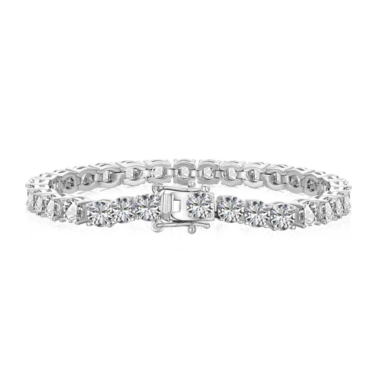 [Radiant Jewelry]Ornate Sparkling Round Cut Wedding Bracelet