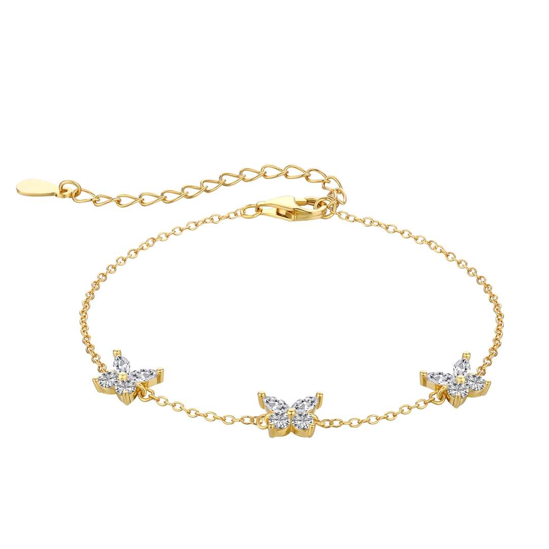 [Radiant Jewelry]Radiant Butterfly Shape Necklace