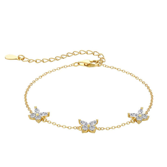 [Spark Jewelry]Radiant Butterfly Shape Necklace
