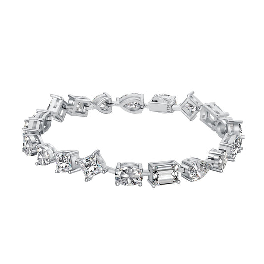[Spark Jewelry]Unique Exquisite Multi Cut Daily Bracelet