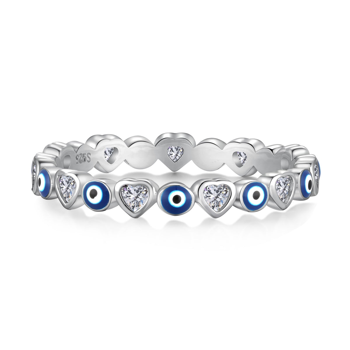 [Radiant Jewelry]Radiant Colorful Round Shape Daily Ring