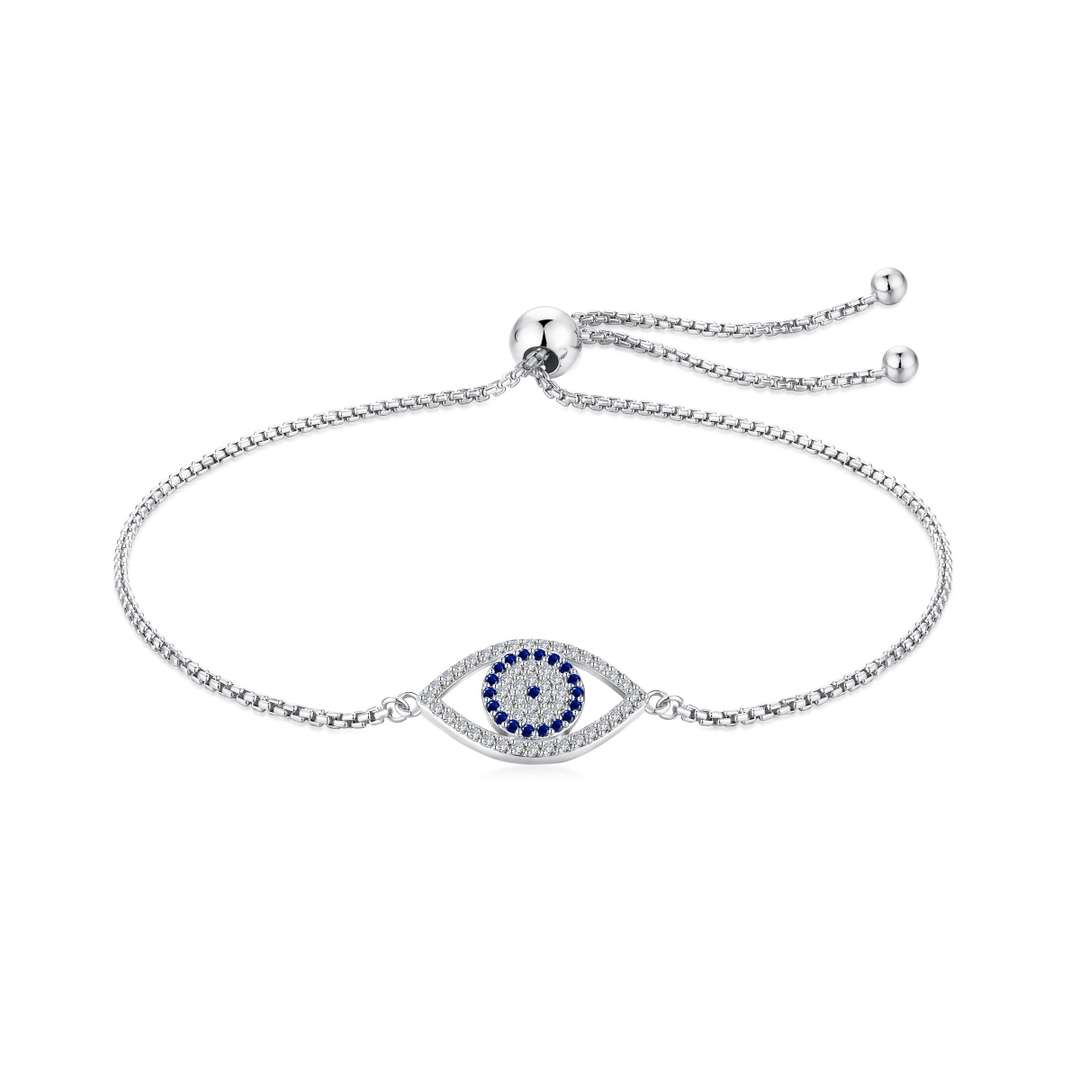 [Radiant Jewelry]Dazzling Eye Shape Necklace
