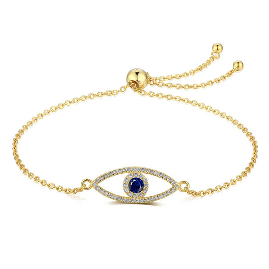 [Spark Jewelry]Devil's Eye Hollow Design Bracelet