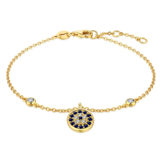 [Spark Jewelry]Devil's Eye Round Shape Bracelet