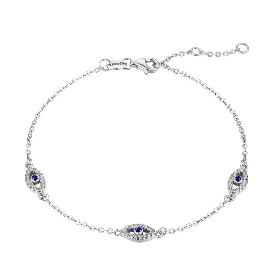 [Radiant Jewelry]Evil Eye Shape Pendent Necklace