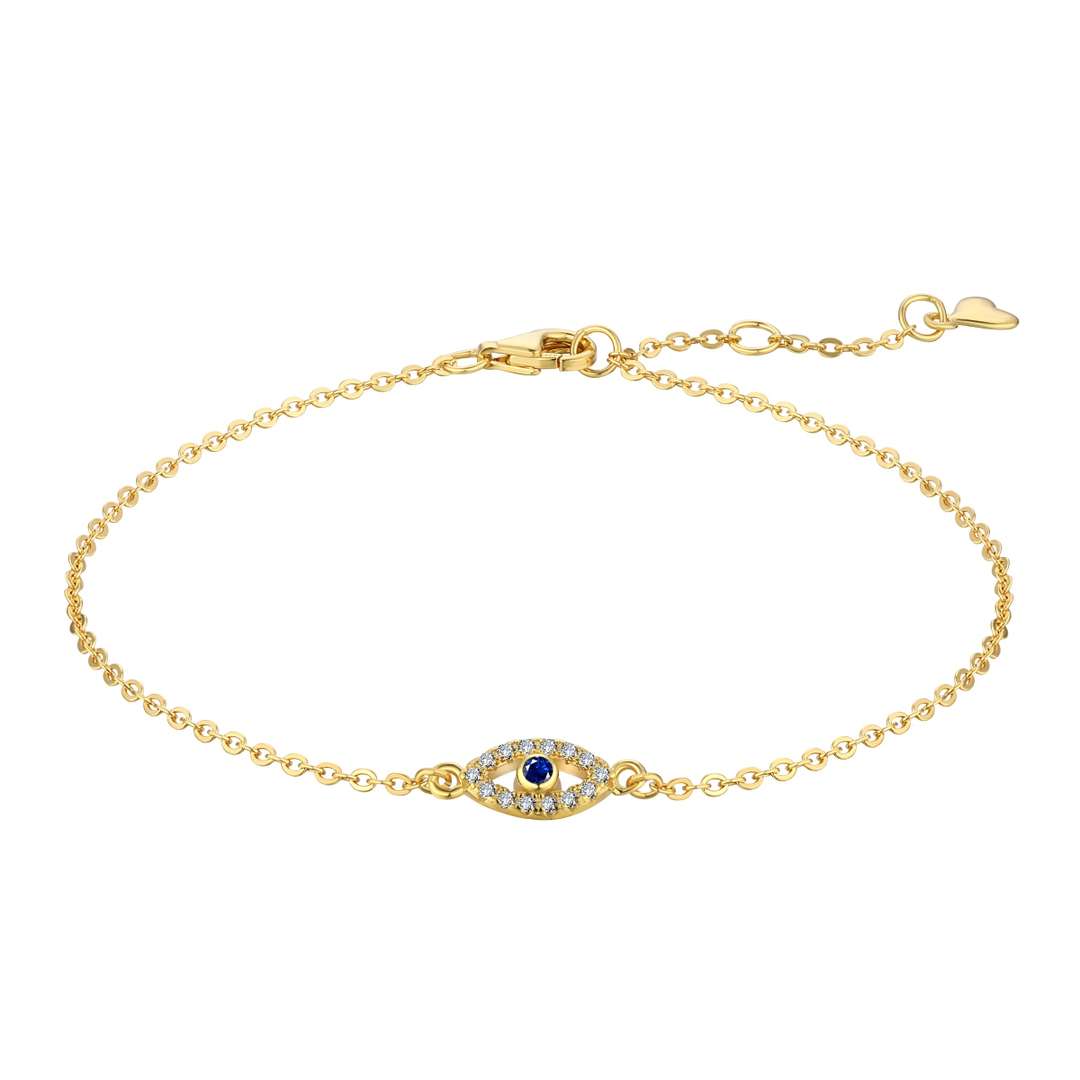 [Radiant Jewelry]Evil Eye Shape Necklace