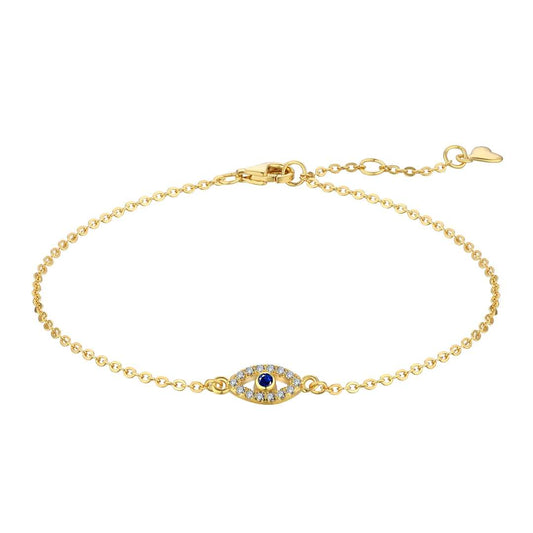 [Spark Jewelry]Evil Eye Shape Necklace
