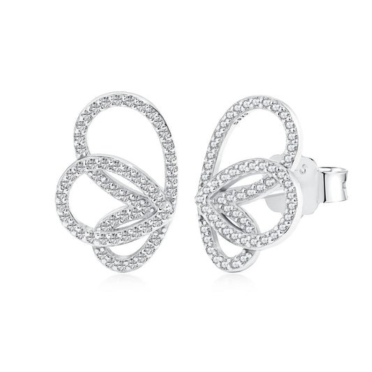 [Spark Jewelry]Exquisite Butterfly Shape Earrings