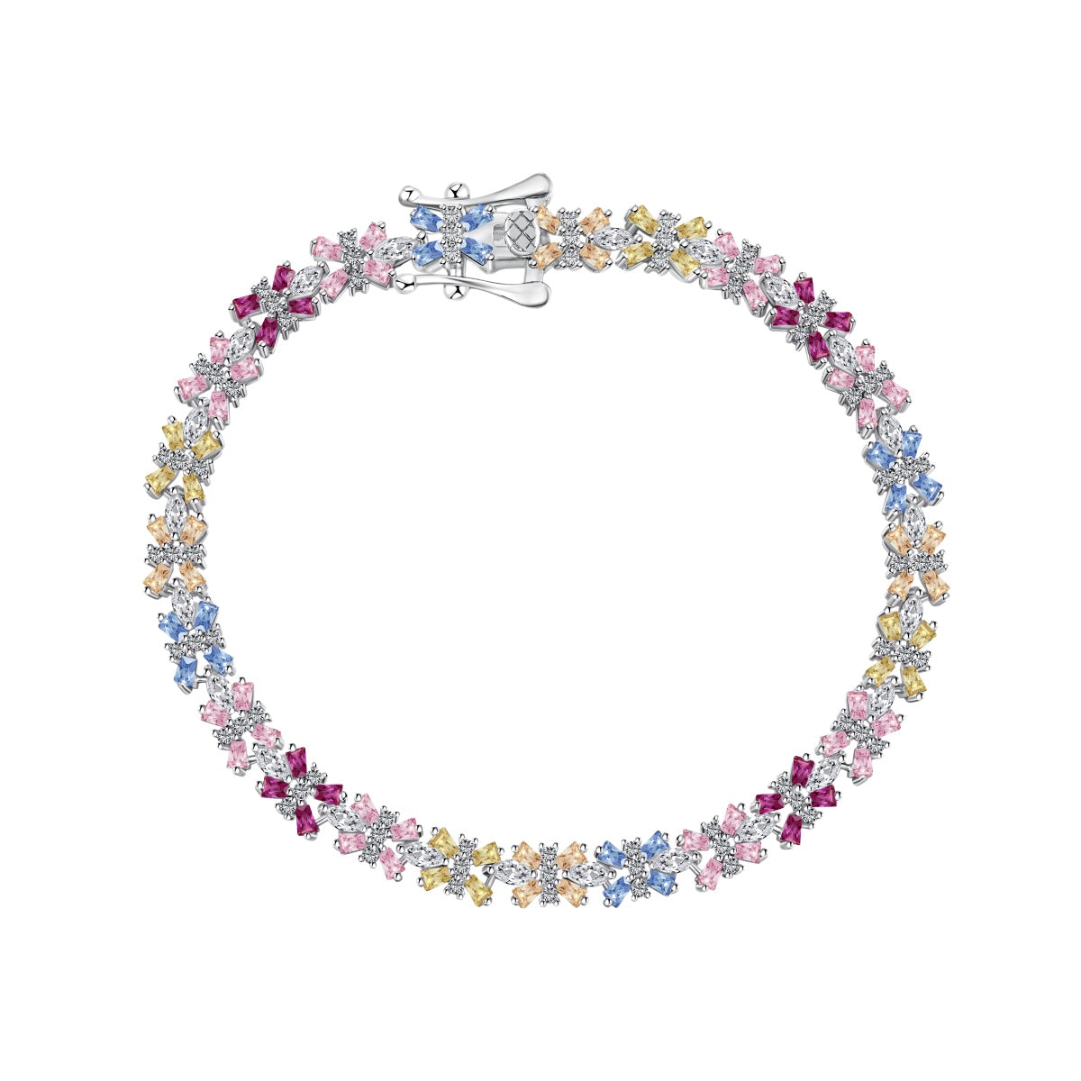 [Radiant Jewelry]Unique Colorful Butterfly Shape Party Bracelet