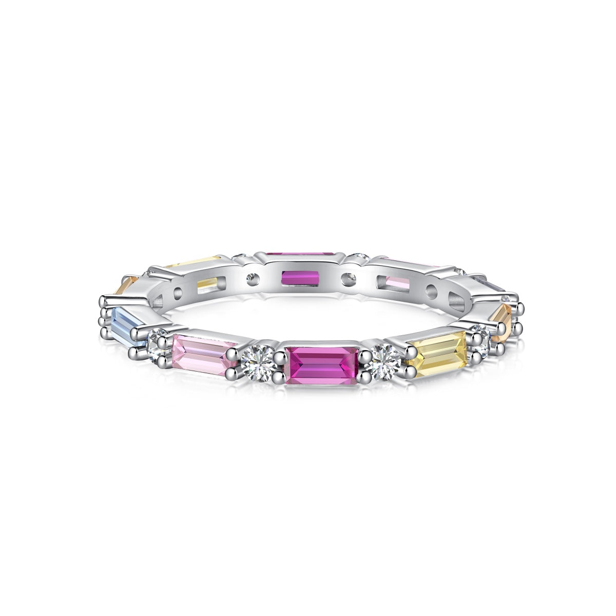 [Radiant Jewelry]Lively In Shades Elegant Radiant Cut Daily Ring