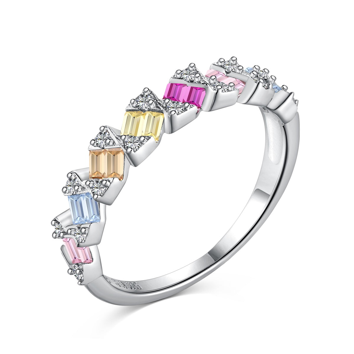 [Radiant Jewelry]Delicate Vibrant Emerald Cut Daily Ring