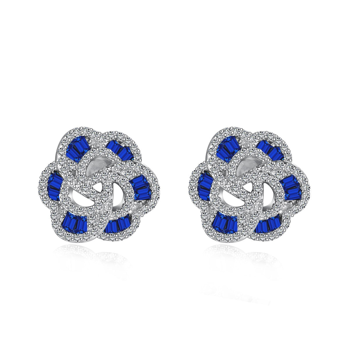 [Radiant Jewelry]Exquisite Flower Shape Daily Earrings