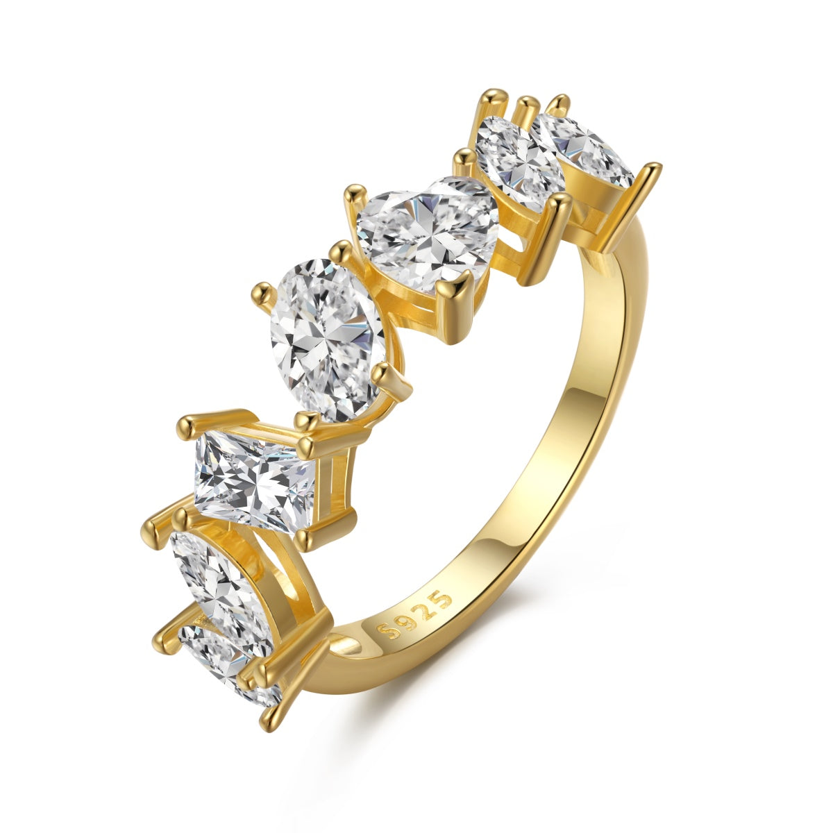 [Radiant Jewelry]Delicate Multi Cut Ring