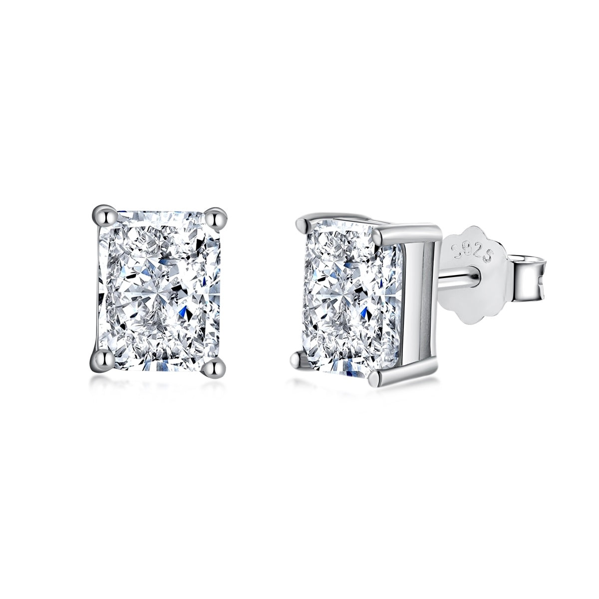 [Radiant Jewelry]Radiant Luxurious Princess Cut Daily Earrings