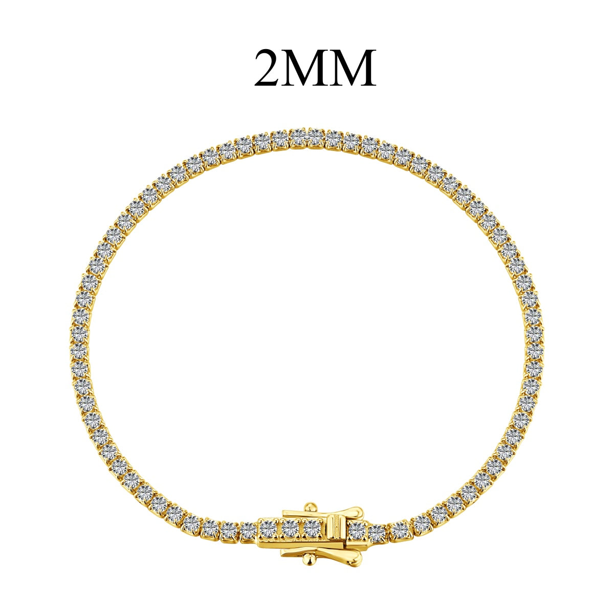 [Radiant Jewelry]Radiant Colorful Round Cut Party Bracelet