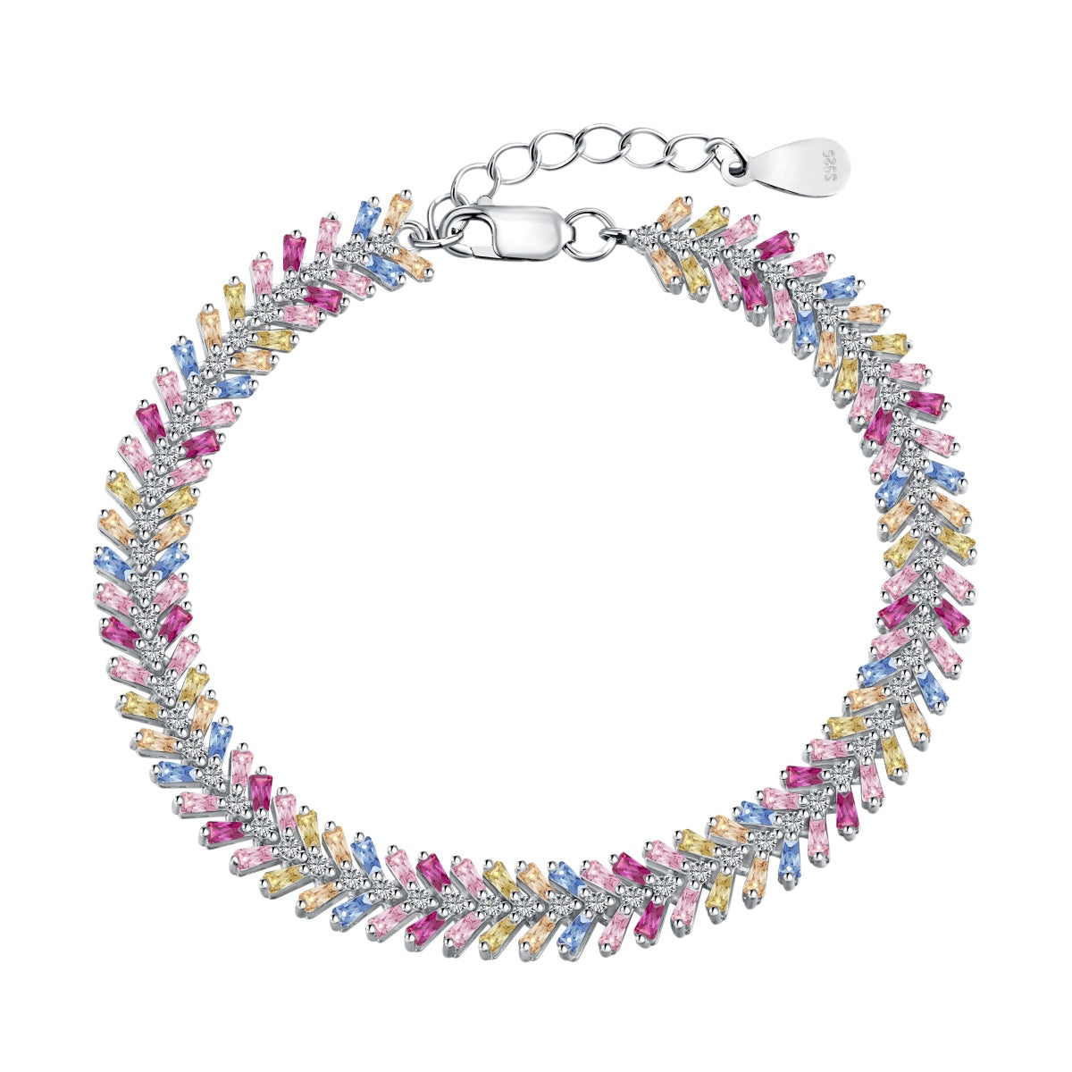 [Radiant Jewelry]Dainty Radiant Emerald Cut Daily Bracelet