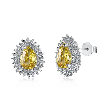 [Radiant Jewelry]Delicate Gorgeous Pear Cut Daily Earrings