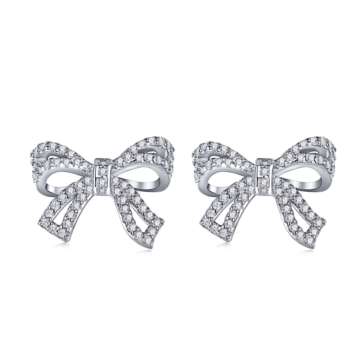 [Radiant Jewelry]Dainty Bow Shape Earrings