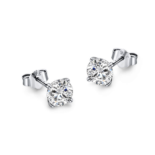[Spark Jewelry]Unique Round Shape Earrings