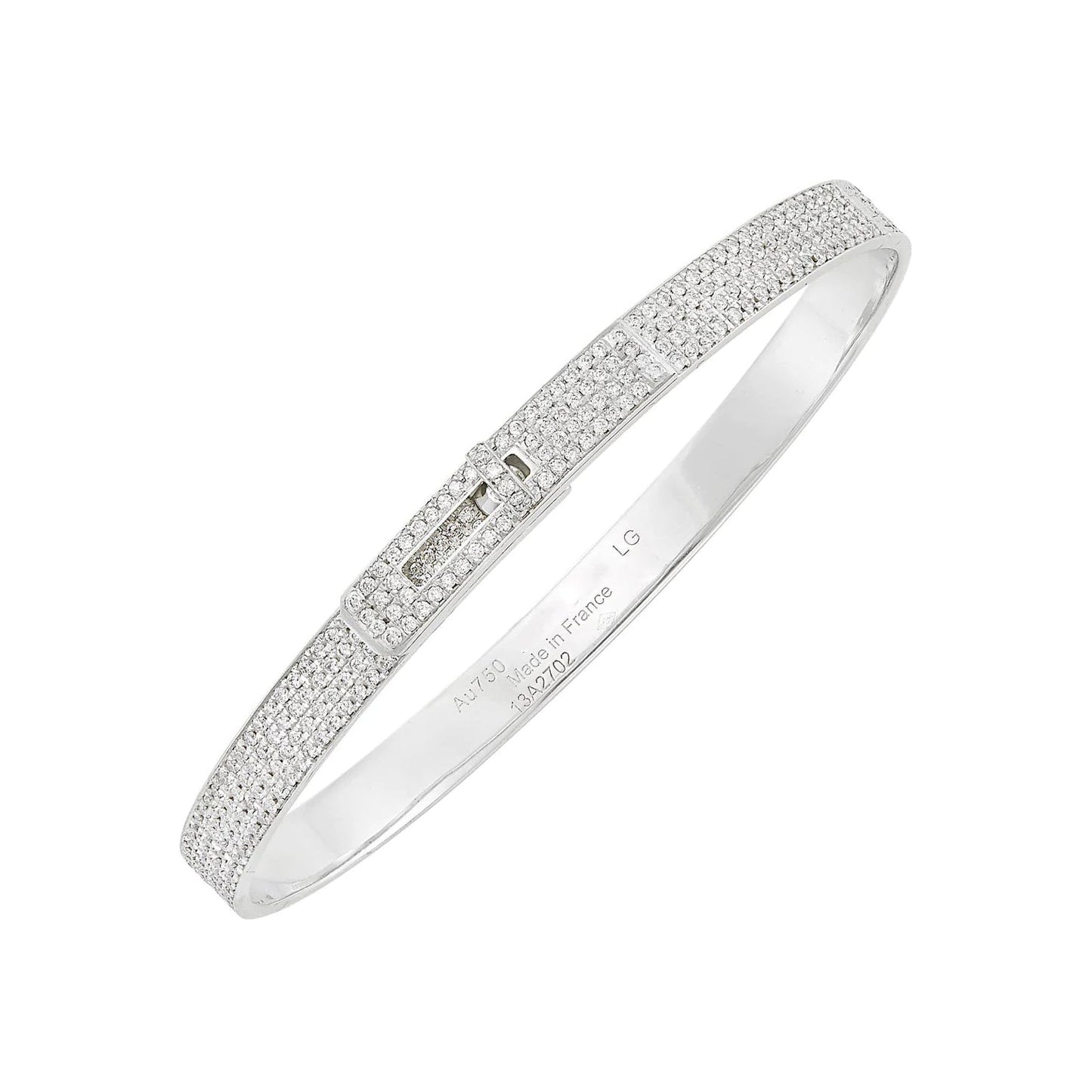 [Spark]HM KELLY BRACELET IN SILVER AND FULL PAVE DIAMOND