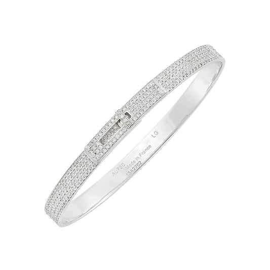 [Spark]HM KELLY BRACELET IN SILVER AND FULL PAVE DIAMOND