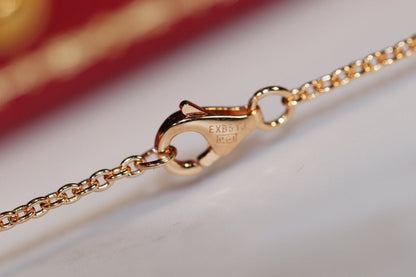 [Spark]LOVE NECKLACE PINK GOLD AND SILVER